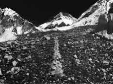 A Line in the Himalayas, 1975, © Richard Long